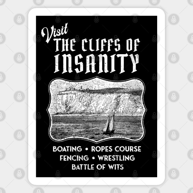 Princess Bride - Visit the Cliffs of Insanity Magnet by Barn Shirt USA